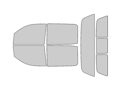 GMC Sierra 2014-2018 4 Door Window Tint