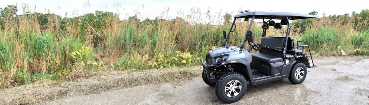 Gunmetal Golf Cart Wraps