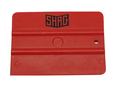 Hexis SHAG FRATERNITE red medium vinyl squeegee for vinyl wrap, sign graphics, and window tint installation