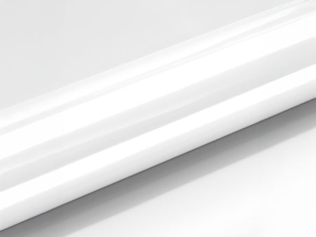 Color swatch of Hexis HXONE Super Gloss Supreme White Vinyl Wrap HXONE100