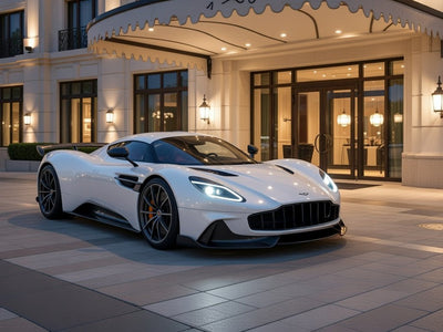 DIY Aston Martin Valkyrie wrapped in SuperGloss HXONE™ Supreme White car wrap film HXONE100