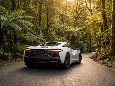 DIY McLaren GT wrapped in Gloss HX20000 Polar White car wrap film HX20001B