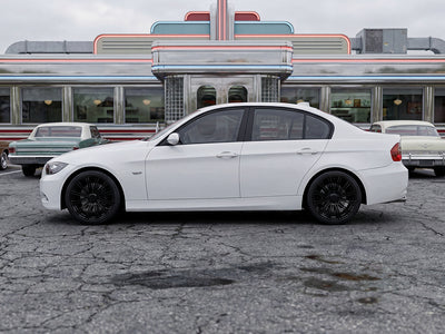 BMW 3 Series wrapped in Gloss HX20000 Polar White vinyl wrap HX20001B