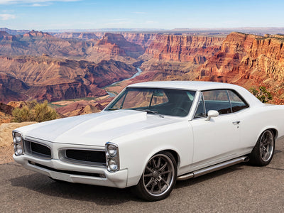 DIY Pontiac GTO wrapped in Gloss HX20000 Polar White wrap film HX20001B