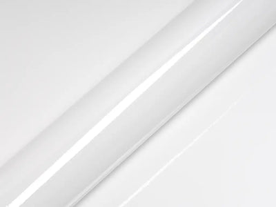 Color swatch of Hexis HX20000 Gloss Lapland White Vinyl Wrap HX20002B