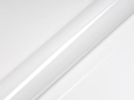 Color swatch of Hexis HX20000 Gloss Lapland White Vinyl Wrap HX20002B