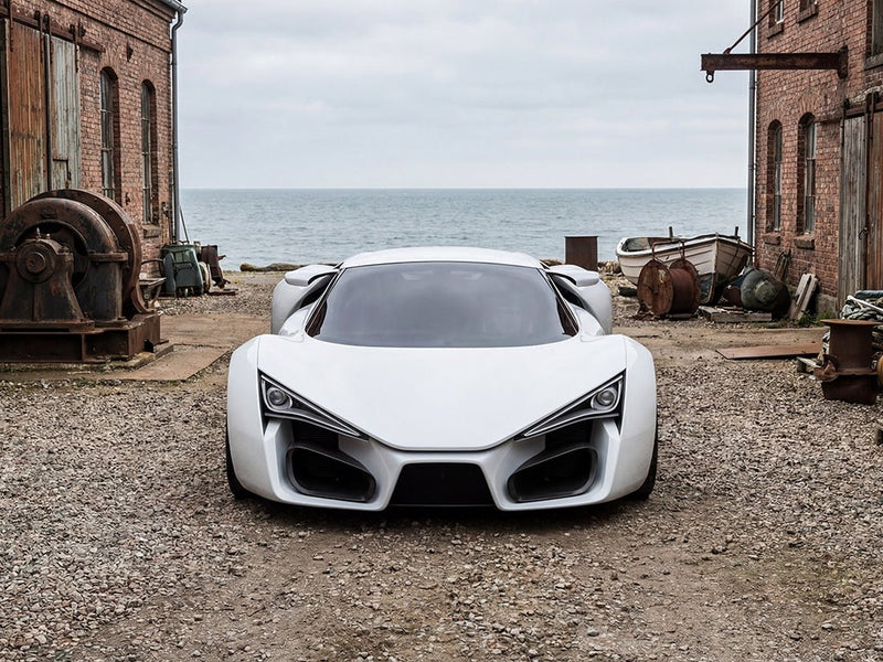 Apollo Intensa Emozione wrapped in Gloss HX20000 Lapland White restyling film HX20002B