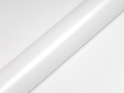 Color swatch of Hexis HX20000 Matte Lapland White Vinyl Wrap HX20002M