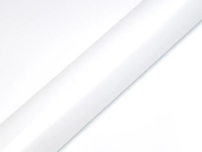 Color swatch of Hexis HX20000 Matte Glacier White Vinyl Wrap HX20003M