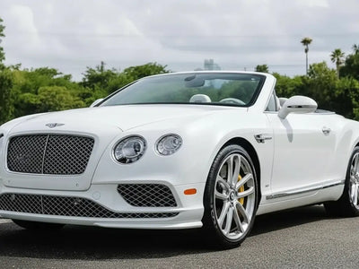 DIY Bentley Continental GT Convertible wrapped in Matte HX20000 Glacier White vinyl wrap HX20003M