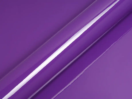 Color swatch of Hexis HX20000 Gloss Plum Violet Vinyl Wrap HX20008B