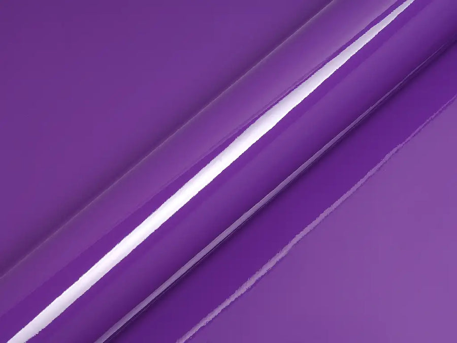 Color swatch of Hexis HX20000 Gloss Plum Violet Vinyl Wrap HX20008B