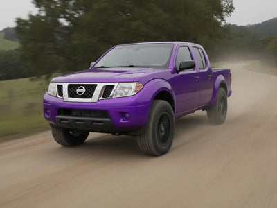 Nissan Frontier wrapped in Gloss HX20000 Plum Violet vinyl wrap HX20008B