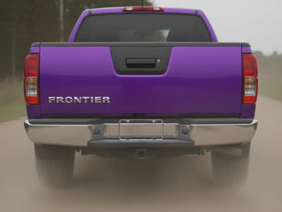 DIY Nissan Frontier wrapped in Gloss HX20000 Plum Violet wrap film HX20008B