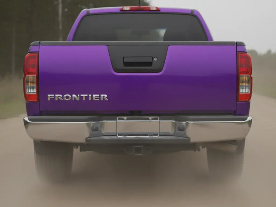 DIY Nissan Frontier wrapped in Gloss HX20000 Plum Violet wrap film HX20008B