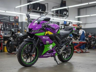 DIY Hexis Gloss HX20000 Plum Violet vinyl wrap vinyl wrap detail HX20008B