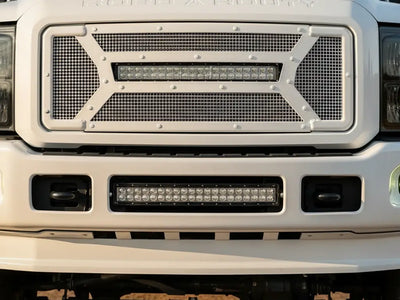 Ford F-Series Super Duty wrapped in Hexis Gloss HX20000 Mountain Peak White automotive vinyl film HX20012B