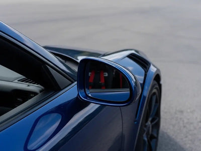 DIY Porsche 911 wrapped in Gloss HX20000 Firmament Blue automotive vinyl film HX20033B
