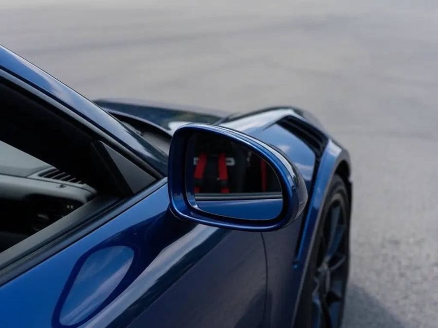 DIY Porsche 911 wrapped in Gloss HX20000 Firmament Blue automotive vinyl film HX20033B