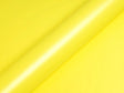 Color swatch of Hexis HX20000 Matte Lemon Yellow Vinyl Wrap HX20108M