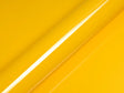 Color swatch of Hexis HX20000 Gloss Daffodil Yellow Vinyl Wrap HX20123B