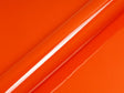 Color swatch of Hexis HX20000 Gloss Orange Red Vinyl Wrap HX20165B