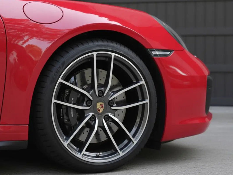 Porsche 911 wrapped in Gloss HX20000 Ruby Red vinyl wrap HX20186B