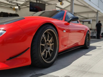 DIY Mazda RX-7 wrapped in Gloss HX20000 Ruby Red restyling film HX20186B