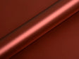 Color swatch of Hexis HX20000 Satin Red Aluminum Vinyl Wrap HX20196S