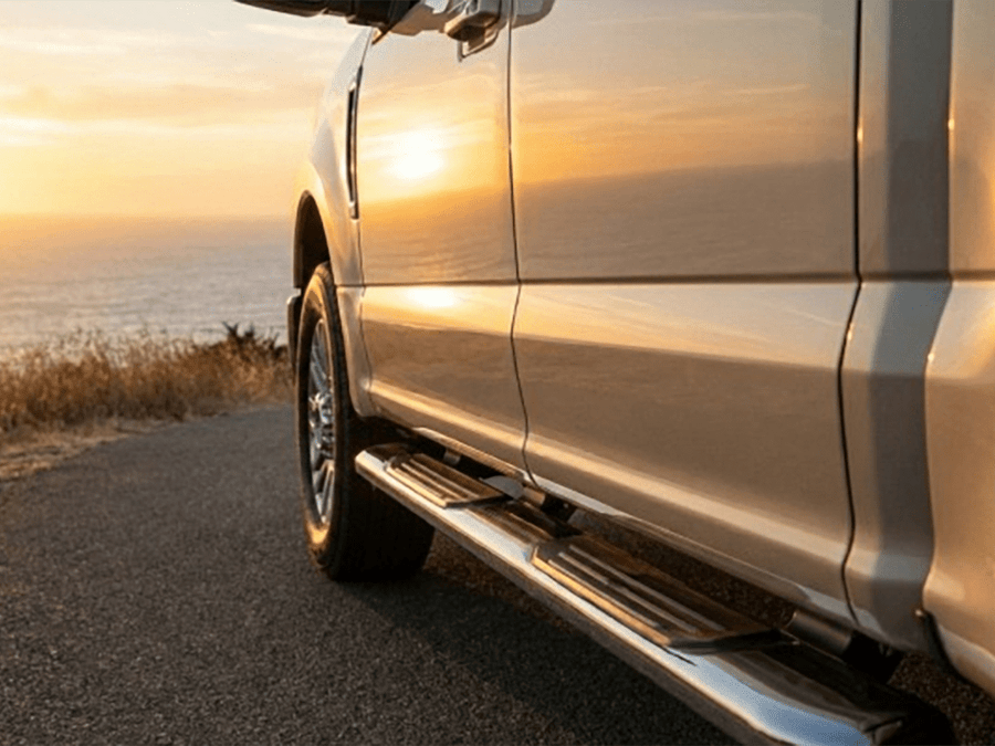 DIY Ford F-Series wrapped in SuperGloss HXONE™ Desert Beige restyling film HXONE202