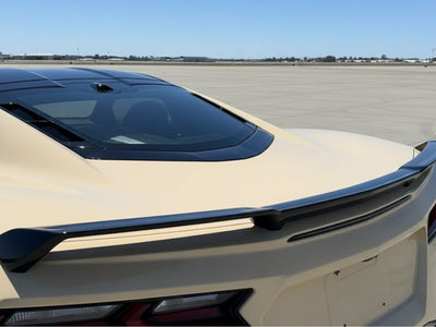 Chevrolet Corvette wrapped in SuperGloss HXONE™ Desert Beige automotive vinyl film HXONE202