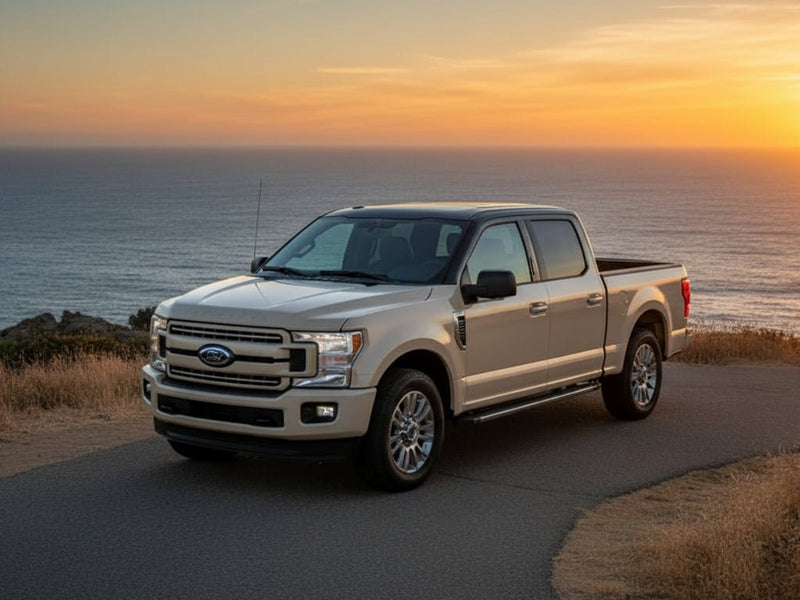 Ford F-Series wrapped in Hexis SuperGloss HXONE™ Desert Beige wrap film HXONE202
