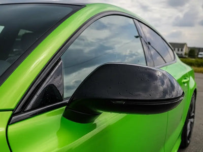 Audi RS5 wrapped in Hexis Gloss HX20000 Wasabi Green vinyl wrap HX20228B