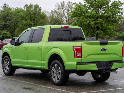 Ford F-150 wrapped in Matte HX20000 Wasabi Green wrap film HX20375M