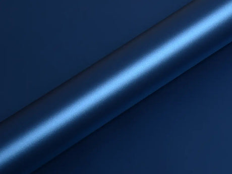 Color swatch of Hexis HX20000 Satin Metallic Celestial Blue Vinyl Wrap HX20236S