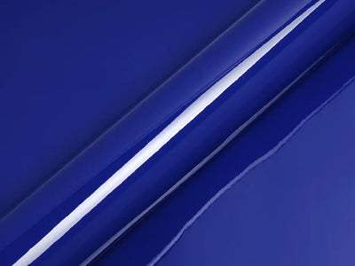 Color swatch of Hexis HX20000 Gloss Pacific Blue Vinyl Wrap HX20280B