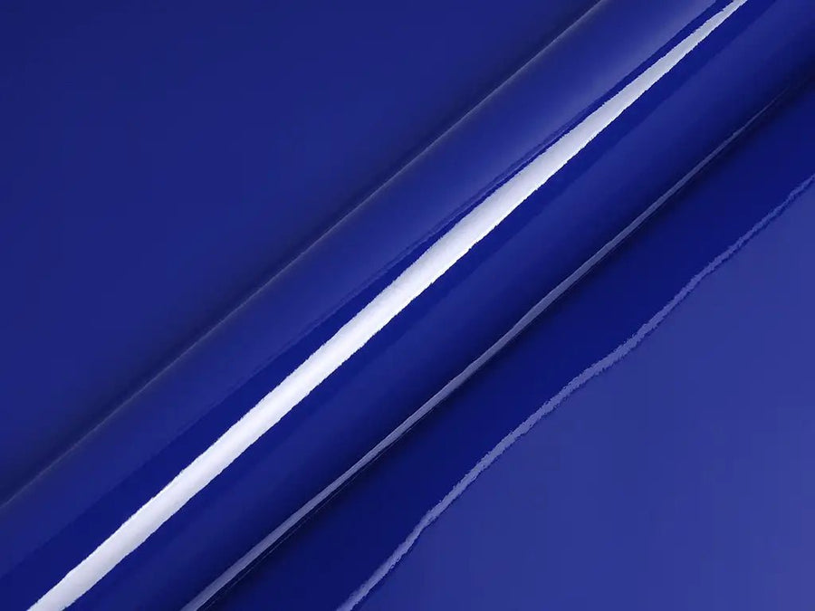Color swatch of Hexis HX20000 Gloss Pacific Blue Vinyl Wrap HX20280B