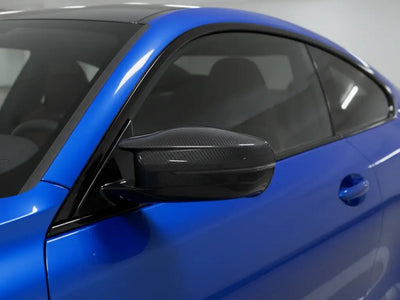 DIY BMW M4 wrapped in Gloss HX20000 Pacific Blue car wrap film HX20280B