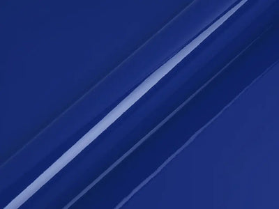 Color swatch of Hexis HX20000 Gloss Night Blue Vinyl Wrap HX20281B