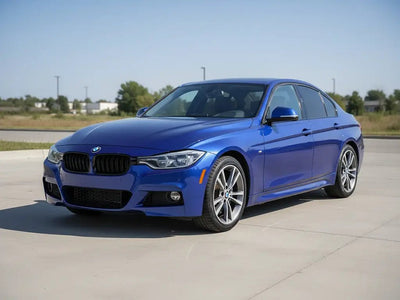 BMW 3 Series wrapped in Gloss HX20000 Night Blue car wrap film HX20281B detail