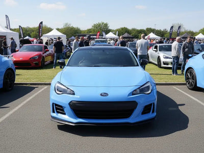 DIY Subaru BRZ wrapped in Gloss HX20000 Niagara Blue wrap film HX20284B