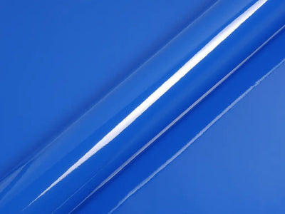 Color swatch of Hexis HX20000 Gloss Intense Blue Vinyl Wrap HX20293B