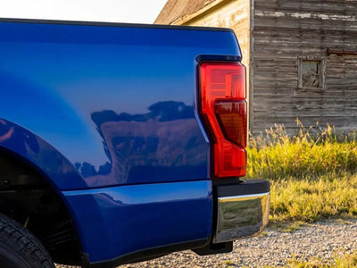 Ford F-150 wrapped in Gloss HX20000 Sapphire Blue automotive vinyl film HX20300B