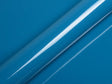 Color swatch of Hexis HX20000 Gloss Pigeon Blue Vinyl Wrap HX20315B