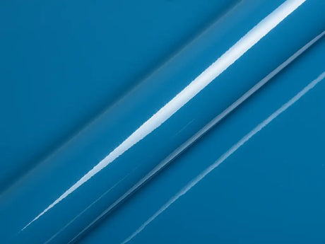 Color swatch of Hexis HX20000 Gloss Pigeon Blue Vinyl Wrap HX20315B