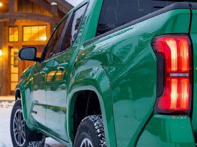 Toyota Tacoma wrapped in Gloss HX20000 Emerald Green wrap film HX20348B
