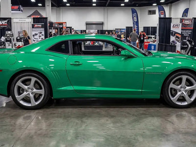 Chevrolet Camaro wrapped in Gloss HX20000 Emerald Green vinyl wrap HX20348B