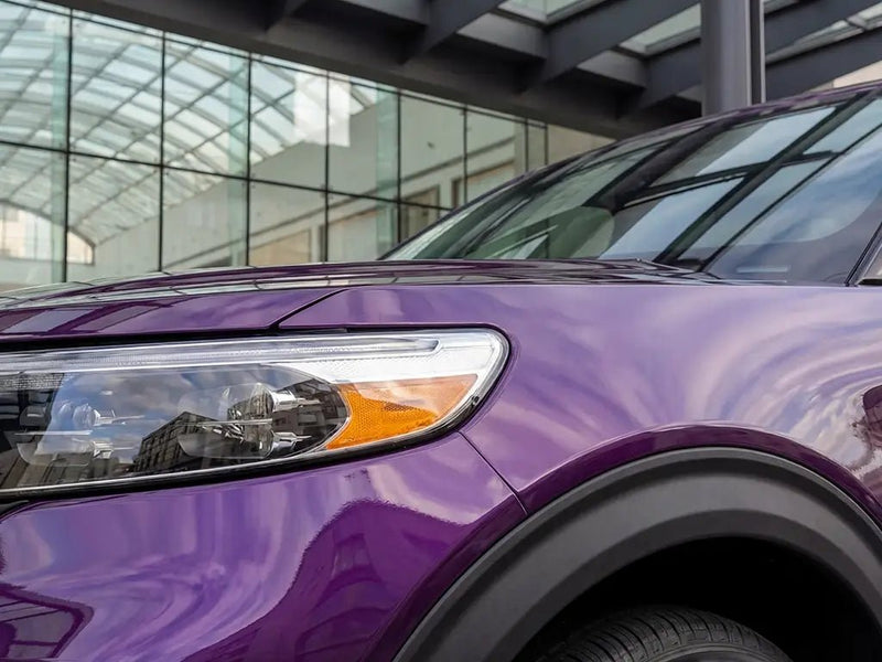 Ford Explorer wrapped in Gloss HX20000 Elderberry Purple vinyl wrap HX20352B