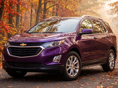 DIY Chevrolet Equinox wrapped in Gloss HX20000 Elderberry Purple restyling film HX20352B