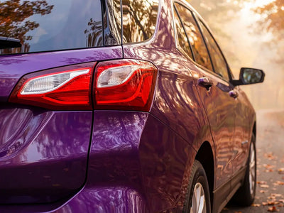 DIY Car wrapped in Gloss HX20000 Elderberry Purple wrap film HX20352B